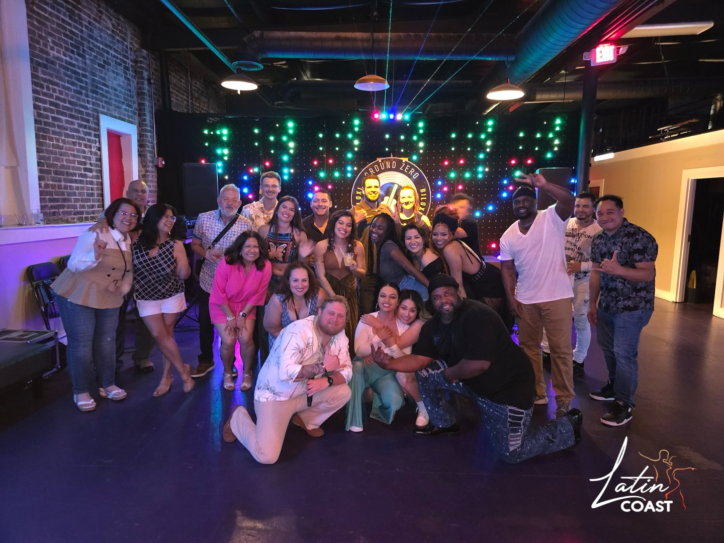 Latin Coast community members together